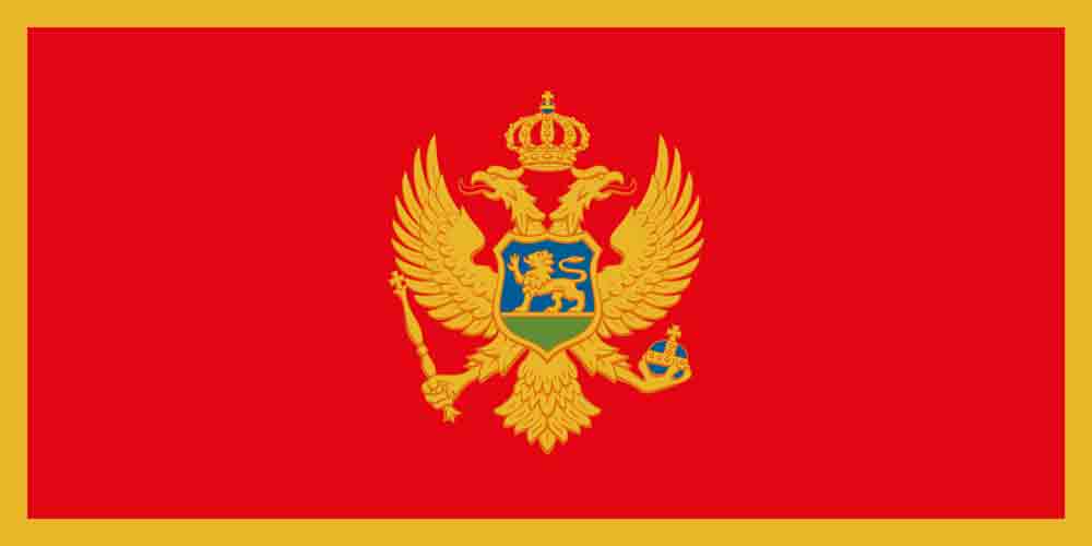 Bandiera Montenegro